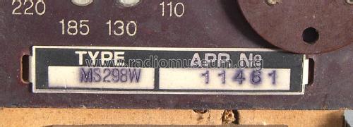 MS298-W ; Mende - Radio H. (ID = 1380288) Radio