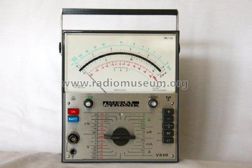 Multimeter V640; Meratronik SA; (ID = 1911606) Equipment