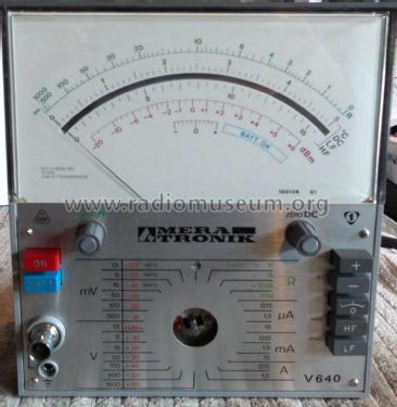 Multimeter V640; Meratronik SA; (ID = 2052734) Equipment