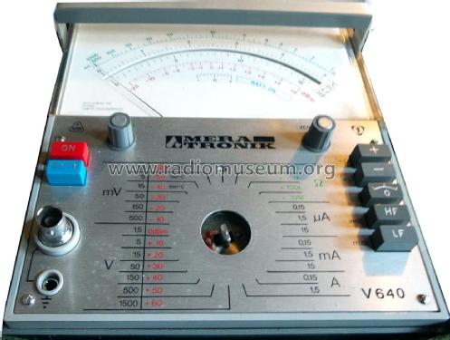 Multimeter V640; Meratronik SA; (ID = 2052741) Equipment