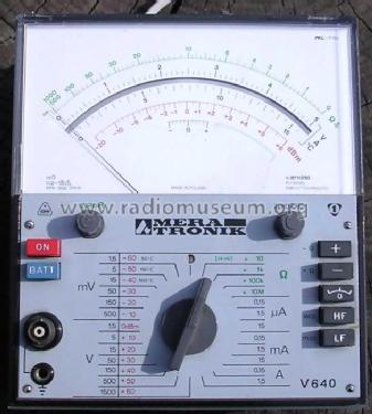 Multimeter V640; Meratronik SA; (ID = 599423) Equipment