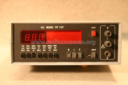 RLC-Messgerät E 317; Meratronik SA; (ID = 1909013) Equipment