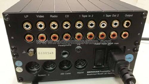 Remote Control Preamplifier 201; Meridian Audio Ltd.; (ID = 2448196) Ampl/Mixer