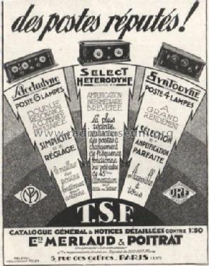 Syntodyne ; Merlaud & Poitrat; (ID = 701984) Radio