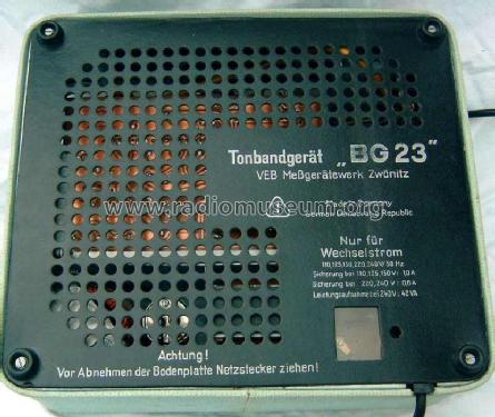 Heim-Magnettongerät BG23-2; Messgerätewerk (ID = 240712) Ton-Bild