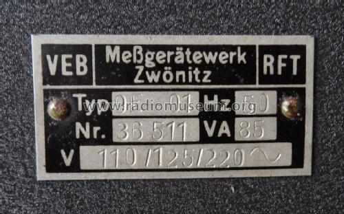 Gemeinschafts-Antennenverstärker 9E01; Messgerätewerk (ID = 882296) Ampl. HF