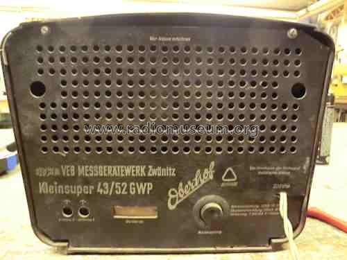 Oberhof 43/52GWP; Messgerätewerk (ID = 2888074) Radio