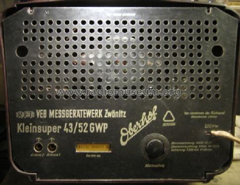 Oberhof 43/52GWP; Messgerätewerk (ID = 797363) Radio