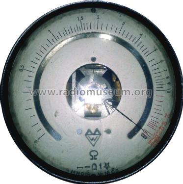 Ohmmeter MHO 15; Messinstrumenten- (ID = 1585961) Equipment