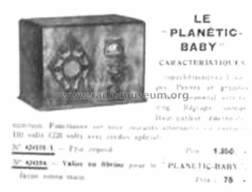 Planétic-Baby ; Mestre et Blatgé; (ID = 1570551) Radio