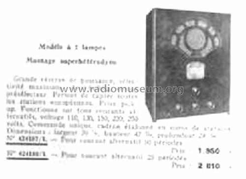 Planétic Superhétérodyne ; Mestre et Blatgé; (ID = 1570565) Radio