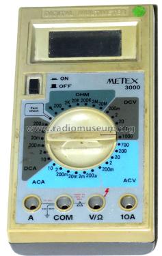 Digital Multimeter 3000; Metex Corporation, (ID = 3080304) Equipment