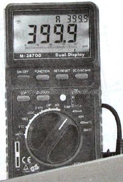 Digital Multimeter M-3870D Equipment Metex Corporation, | Radiomuseum