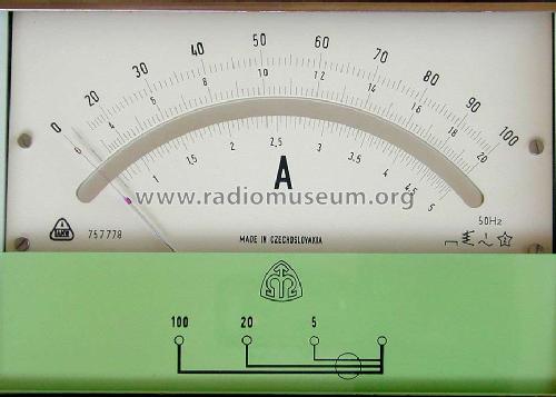 Amperemeter 5/ 20/ 100; Metra Blansko; (ID = 774466) Equipment