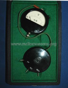 Taschenvolt- und Amperemeter / Radio-Voltmeter DK; Metra Blansko; (ID = 1428036) Equipment