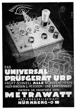 Prüfgerät URP; Metrawatt, BBC Goerz (ID = 3105669) Equipment