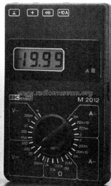 Digitales Vielfachmessinstrument M2012; Metrawatt, BBC Goerz (ID = 503112) Equipment