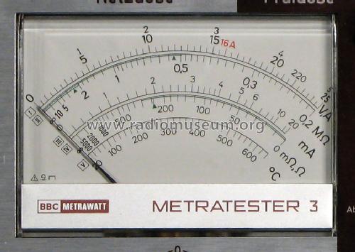 Metratester 3; Metrawatt, BBC Goerz (ID = 657532) Equipment