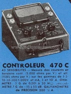 Contrôleurs Universels 470C; Metrix, Compagnie (ID = 529441) Equipment