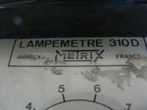 Lampemètre 310-D; Metrix, Compagnie (ID = 453924) Equipment