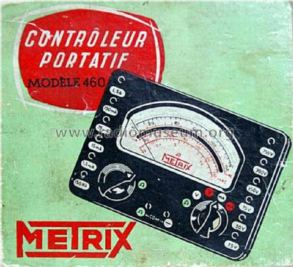 Multimètre modèle 460 - Métrix - Label Emmaüs