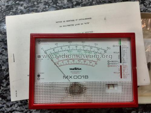 Multimètre Controleur en Kit MX001B; Metrix, Compagnie (ID = 1705255) Equipment