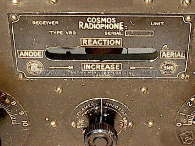 Cosmos Radiophone Receiver Unit VR3; Metropolitan-Vickers (ID = 877040) Radio