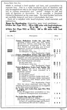 Cosmos Radiophone 4-Valve Set Type VS.2; Metropolitan-Vickers (ID = 1844833) Radio