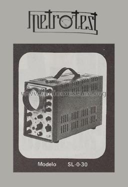 Osciloscopio SL-0-30; Metrotest marca - (ID = 2566806) Equipment