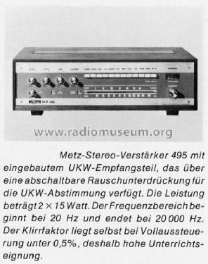 HiFi 495; Metz Transformatoren (ID = 328148) Radio