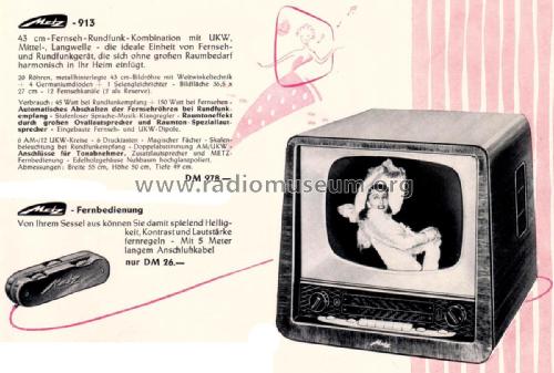 913; Metz Transformatoren (ID = 1978778) TV Radio