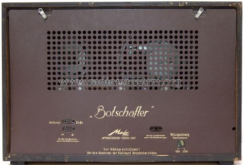 Botschafter W66; Metz Transformatoren (ID = 486534) Radio