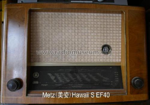 Hawaii S ; Metz Transformatoren (ID = 2012618) Radio