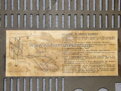 Teleclock 153-R ; Metz Transformatoren (ID = 1781959) Radio