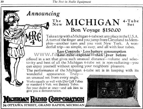 BonVoyage MRC4; Michigan Radio Corp. (ID = 1257447) Radio