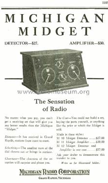 Midget M 12; Michigan Radio Corp. (ID = 1545581) Radio