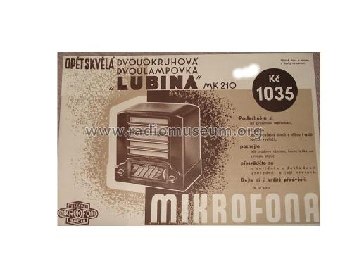 Lubina MK210; Microphona Mikrofona (ID = 397954) Radio