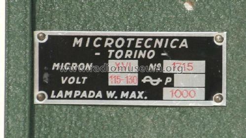 Micron XVI; Microtecnica; Torino (ID = 2725388) Ampl/Mixer