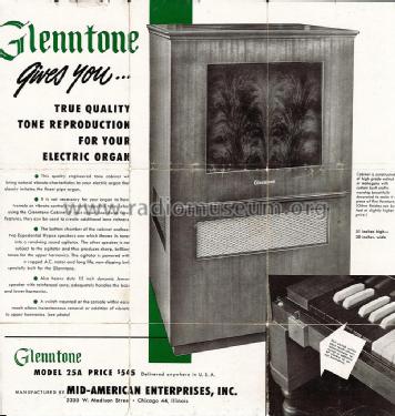 Tone Cabinet 25A & 25B; Mid-American (ID = 2694926) Speaker-P