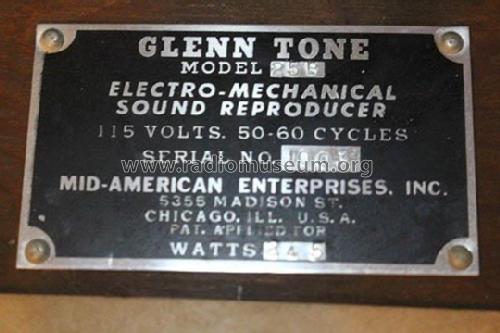 Tone Cabinet 25A & 25B; Mid-American (ID = 2694935) Speaker-P