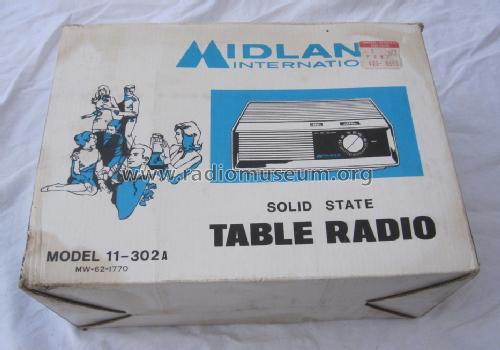 AM Table Radio 11-302A; Midland (ID = 1654984) Radio