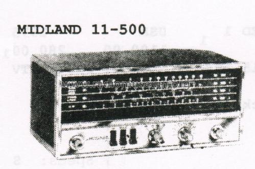 Receiver 11-500; Midland (ID = 2954823) Radio