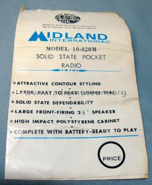 AM Solid State 10-020M; Midland (ID = 2954953) Radio