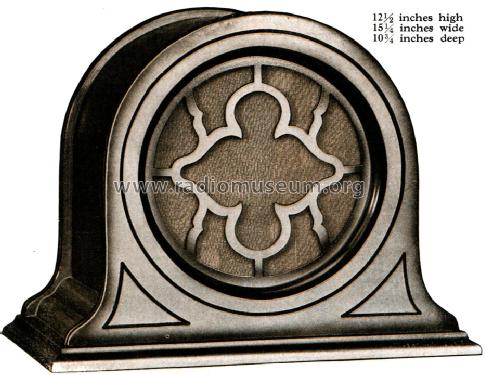 Model 100 Cathedral Magnetic Power Speaker ; Midwest Radio Co., (ID = 1663351) Speaker-P