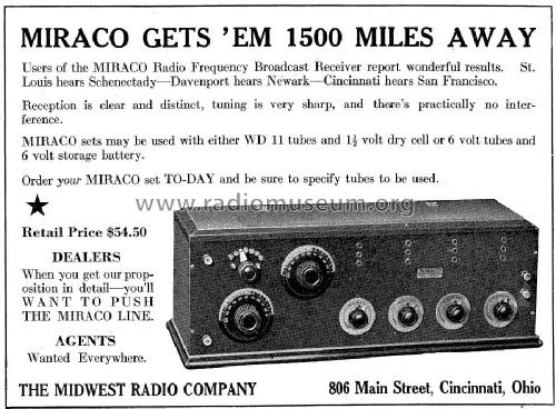 MW MA4; Midwest Radio Co., (ID = 990342) Radio