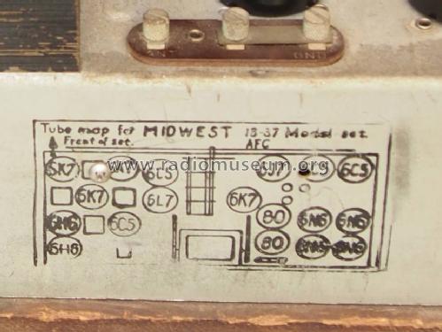 W-18 Ch= 18-37AFC; Midwest Radio Co., (ID = 1697161) Radio