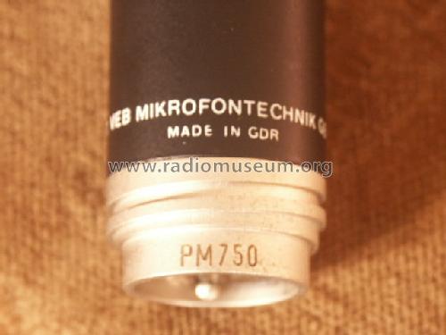 Kondensatormikrofon PM750; Mikrofontechnik (ID = 301062) Microphone/PU