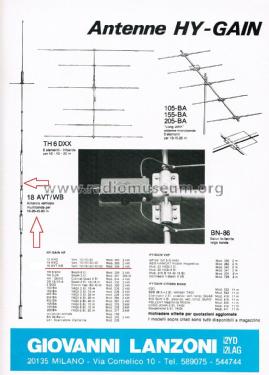 Antenne HY-GAIN 18 AVT/WB - 386; MILAG Elettronica (ID = 2845815) Antenna