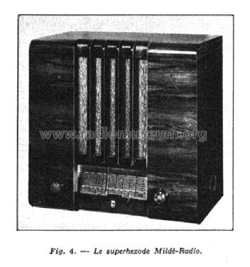 Superhexode 5; Mildé-Radio, Ch. (ID = 1922859) Radio