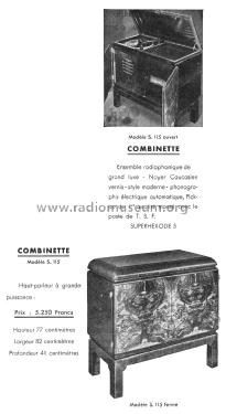 Combinette S. 115; Mildé-Radio, Ch. (ID = 2347722) Radio